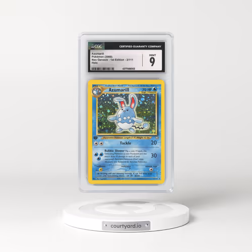 2000 Neo Genesis #2 Azumarill - 1st Edition Holo (CGC 9 MINT)