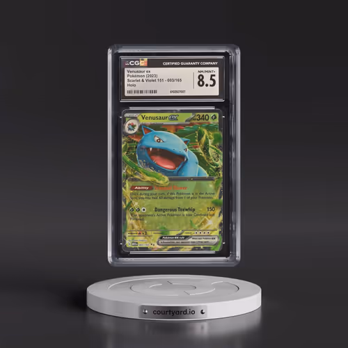 2023 Scarlet & Violet 151 - MEW EN #003/165 Venusaur ex - Holo (CGC 8.5 NM-MT+)