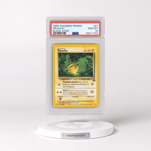 2000 Pokémon Promo Black Star #27 Pikachu (PSA 10 GEM MINT)