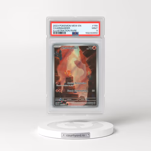 2023 Pokémon Mew EN-151 #168 Charmander - Illustration Rare (PSA 9 MINT)