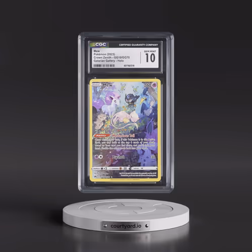 2023 Crown Zenith #GG10/GG70 Mew - Galarian Gallery Holo (CGC 10 GEM MINT)