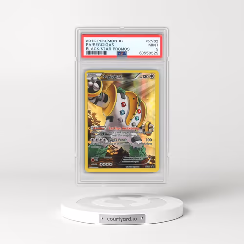 2015 Pokémon XY Black Star Promos #XY82 Regigigas - Full Art (PSA 9 MINT)