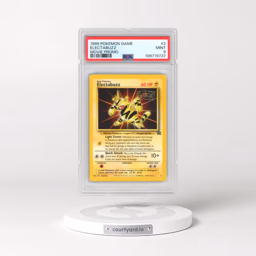 1999 Pokémon Game Movie #2 Electabuzz - Movie Promo (PSA 9 MINT)