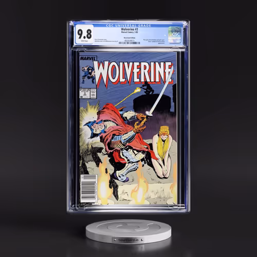 Wolverine #3 CGC 9.8 White Pages (Marvel Comics, 1/89) - Newsstand Edition