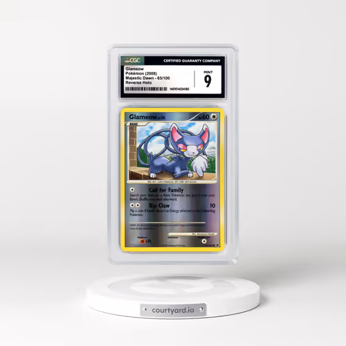 2008 Majestic Dawn #65 Glameow - Holo (CGC 9 MINT)