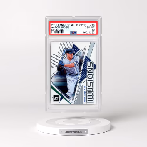 2019 Panini Donruss Optic Illusions #10 Aaron Judge (PSA 10 GEM MINT)
