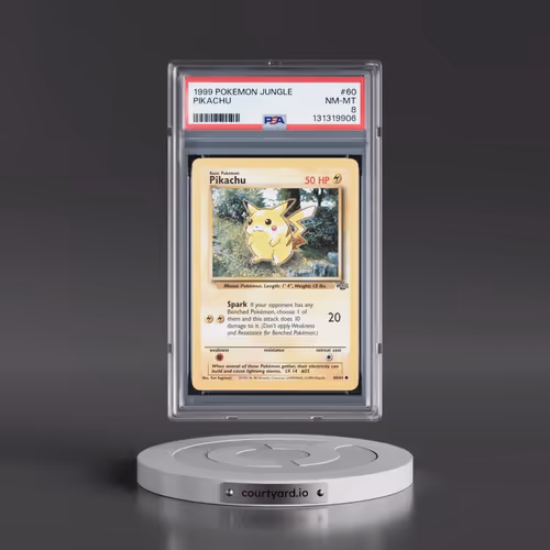 1999 Pokémon Jungle #60 Pikachu (PSA 8 NM-MT)
