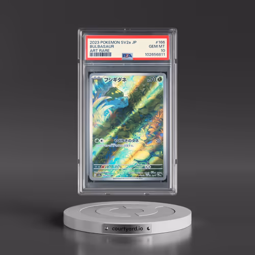 2023 Pokémon Sv2a-Pokemon 151 #166 Bulbasaur - Art Rare (PSA 10 GEM MINT)
