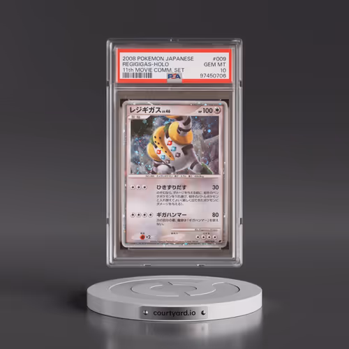 2008 Pokémon 11th Movie Commemoration Set #009 Regigigas - Holo (PSA 10 GEM MINT)