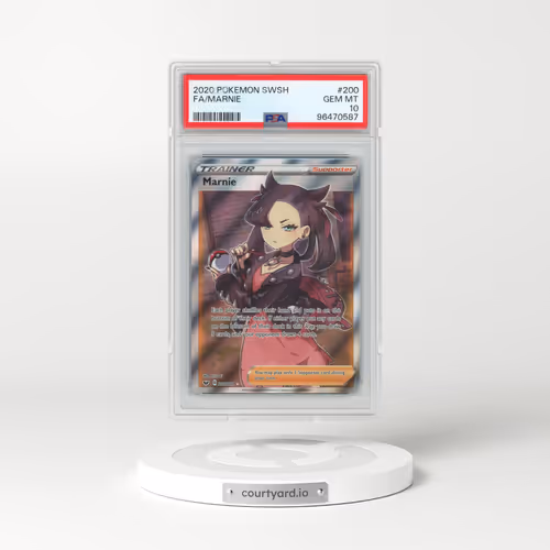 2020 Pokémon Sword & Shield #200 Marnie - Full Art (PSA 10 GEM MINT)