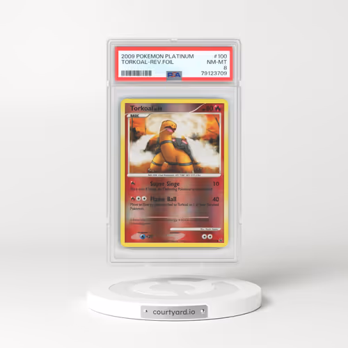 2009 Platinum #100 Torkoal - Holo (PSA 8 NM-MT)
