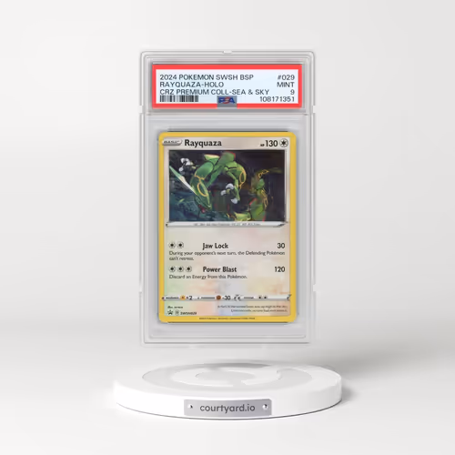 2024 Pokémon Swsh Black Star Promo #029 Rayquaza - Holo Crown Zenith Premium Collection Sea & Sky (P