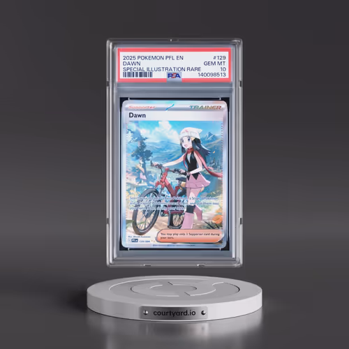 2025 Pokémon Pfl EN-Phantasmal Flames #129 Dawn - Special Illustration Rare (PSA 10 GEM MINT)