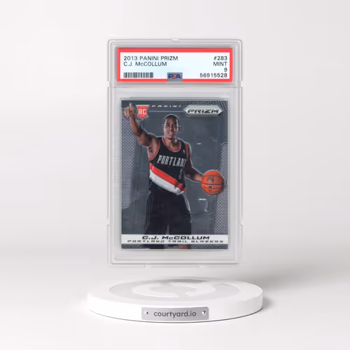 2013 Panini Prizm #283 C.J. McCollum (PSA 9 MINT)