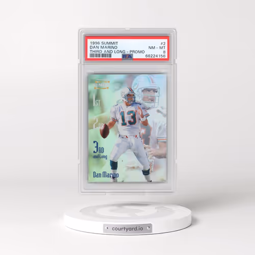 1996 Summit Third and Long #2 Dan Marino - Promo (PSA 8 NM-MT)
