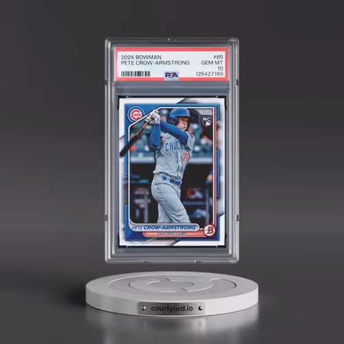 2024 Bowman #85 Pete Crow-Armstrong (PSA 10 GEM MINT)