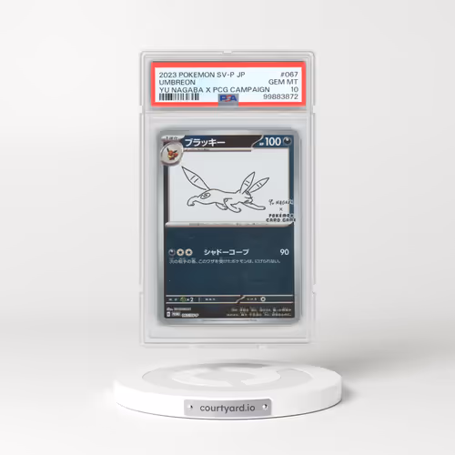 2023 Pokémon SV-P Promo #067 Umbreon - YU Nagaba X Pokemon Card Game Campaign (PSA 10 GEM MINT)