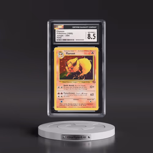 1999 Jungle #3/64 Flareon - Holo (CGC 8.5 NM-MT+)