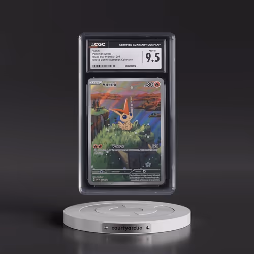 2025 Pokémon Svp EN-SV Black Star Promo #208 Victini - Unova Victini Illustration Collection (CGC 9.