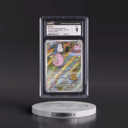 2024 Transformation Mask #113/101 Chansey - Art Rare Holo (CGC 9 MINT)
