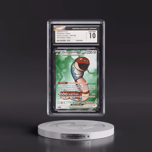 2024 Stellar Crown - SCR EN #162/142 Orthworm ex - Ultra Rare Holo (CGC 10 GEM MINT)