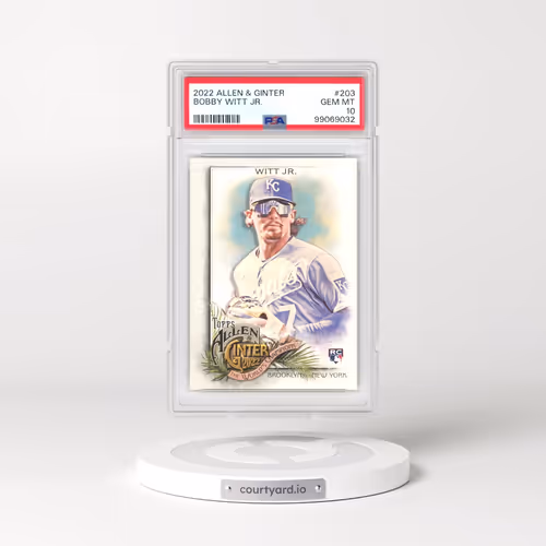2022 Topps Allen & Ginter #203 Bobby Witt Jr. (PSA 10 GEM MINT)