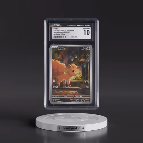 2025 Mega Brave - M1L #067/063 Vulpix - Art Rare Holo (CGC 10 GEM MINT)