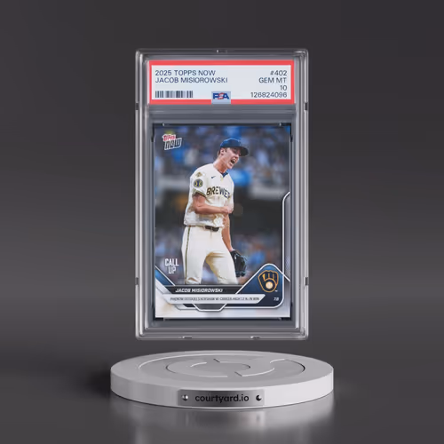 2025 Topps Now #402 Jacob Misiorowski (PSA 10 GEM MINT)