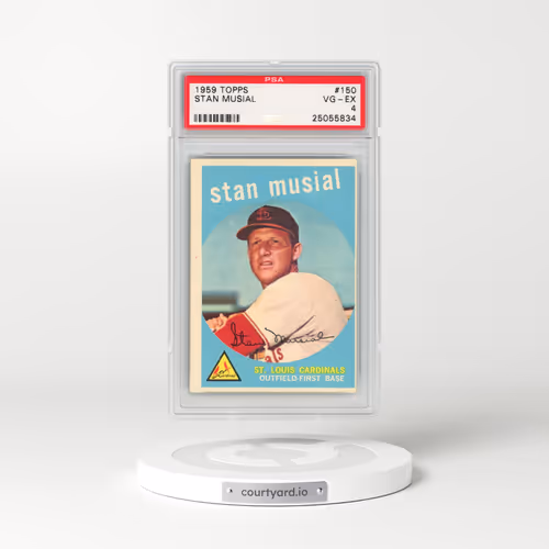 1959 Topps #150 Stan Musial (PSA 4 VG-EX)