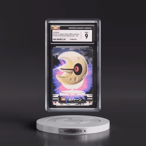2003 Base Set (2005)(Bold Romanji Back) #184 Lunatone (CGC 9 MINT)