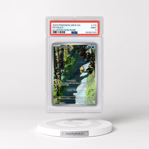 2023 Pokémon Mew EN-151 #175 Psyduck - Illustration Rare (PSA 9 MINT)