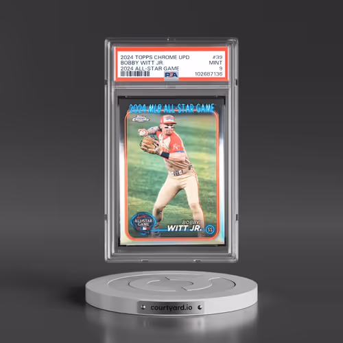 2024 Topps Chrome Update 2024 All-Star Game Chrome #39 Bobby Witt Jr. (PSA 9 MINT)