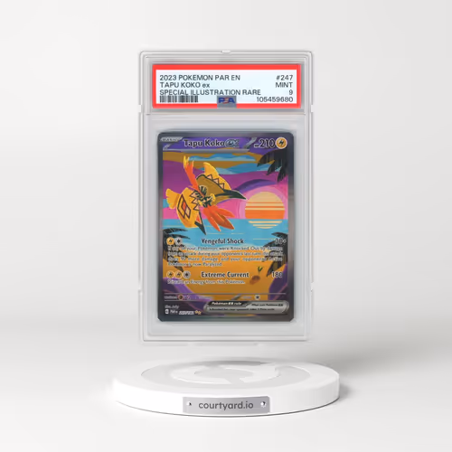 2023 Pokémon Par EN-Paradox Rift #247 Tapu Koko EX - Holo Special Illustration Rare (PSA 9 MINT)