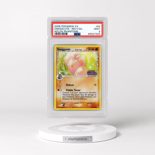2006 Pokémon EX Holon Phantoms #65 Exeggcute - Reverse Foil (PSA 9 MINT)