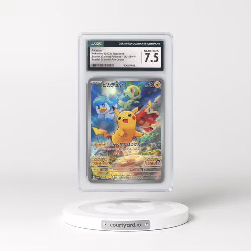 2022 Scarlet & Violet Promos #001/SV-P Pikachu - Scarlet & Violet Pre-Order (CGC 7.5 NM+)