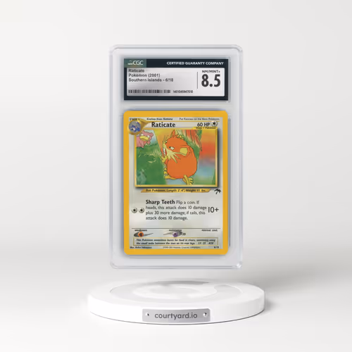 2001 Southern Islands #6/18 Raticate (CGC 8.5 NM-MT+)