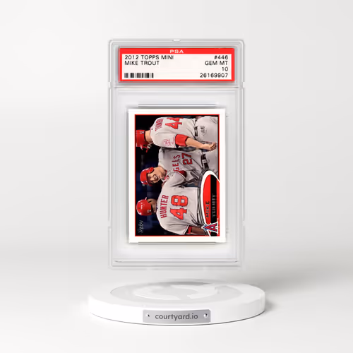 2012 Topps Mini #446 Mike Trout (PSA 10 GEM MINT)