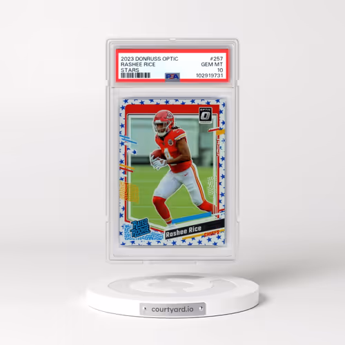 2023 Panini Donruss Optic #257 Rashee Rice - Stars (PSA 10 GEM MINT)