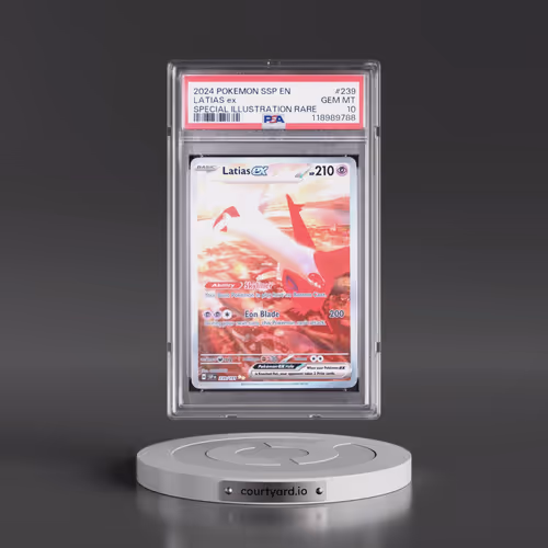 2024 Pokémon Ssp EN-Surging Sparks #239 Latias EX - Holo Special Illustration Rare (PSA 10 GEM MINT)