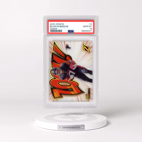 2023 Panini Zenith Zoom! #4 Bijan Robinson (PSA 10 GEM MINT)
