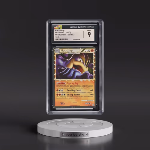 2010 Triumphant #95/102 Machamp - Holo (CGC 9 MINT)