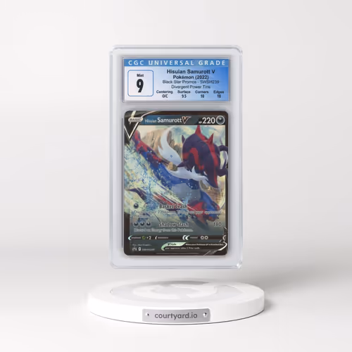 2017 Black Star Promos - Sword & Shield #SWSH239 Hisuian Samurott V - Divergent Power Tin (Holo) (CG