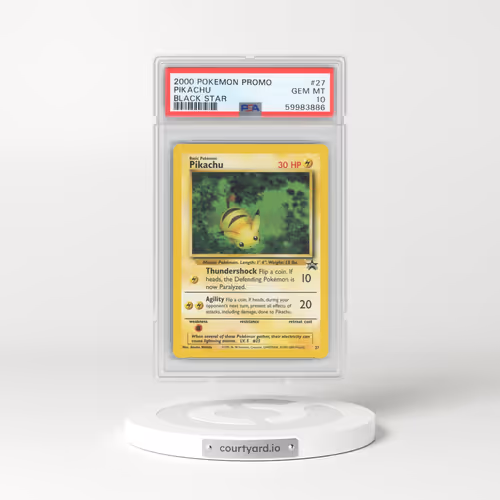 1999 Black Star Promos #27 Pikachu - The Power of One (PSA 10 GEM MINT)