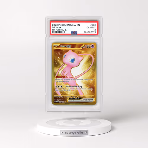 2023 Pokémon Mew EN-151 #205 Mew EX - Holo Hyper Rare (PSA 10 GEM MINT)