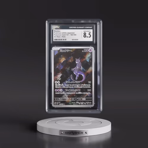 2023 Pokémon Card 151 #183/165 Mewtwo - Art Rare Holo (CGC 8.5 NM-MT+)
