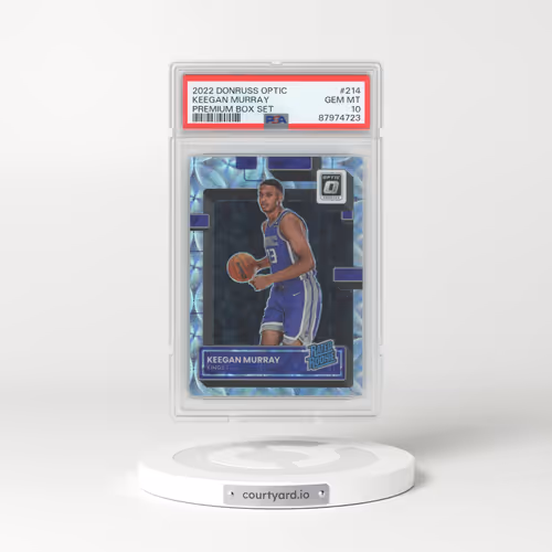 2022 Panini Donruss Optic #214 Keegan Murray - Premium Box Set (PSA 10 GEM MINT)