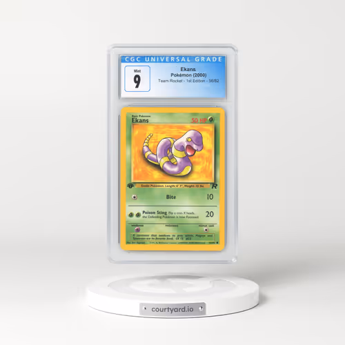 2000 Team Rocket #56 Ekans - 1st Edition (CGC 9 MINT)