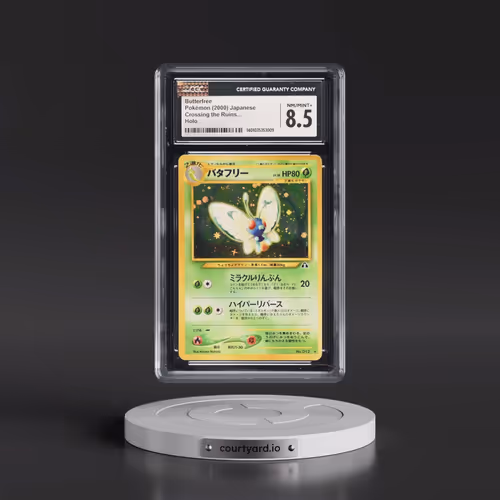 2000 Pokémon Neo 2 #12 Butterfree - Holo (CGC 8.5 NM-MT+)