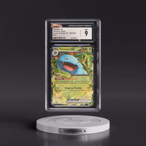 2023 Scarlet & Violet 151 - MEW EN #003/165 Venusaur ex - Holo (CGC 9 MINT)