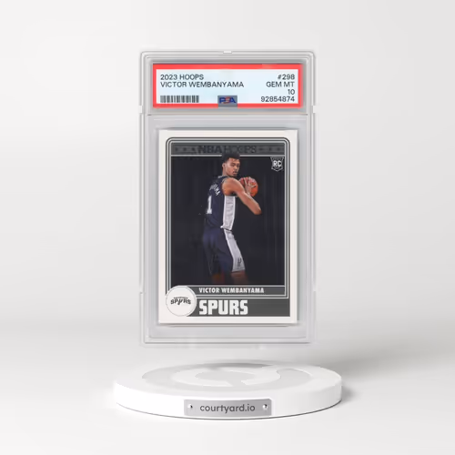 2023 Panini NBA Hoops #298 Victor Wembanyama (PSA 10 GEM MINT)